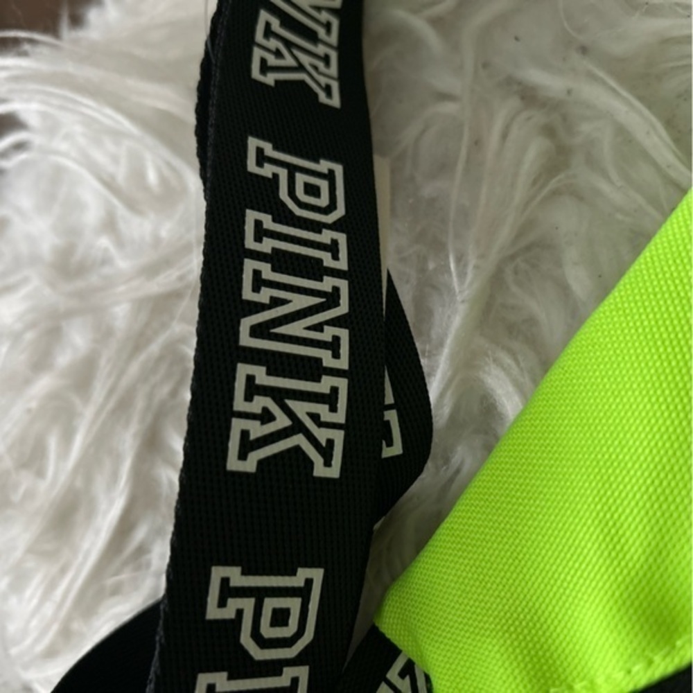 PINK Victoria's Secret Neon Green Waist Bag - Picture 3 of 7
